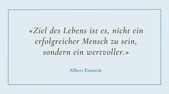 Albert Einstein - Erkenne deinen Wert